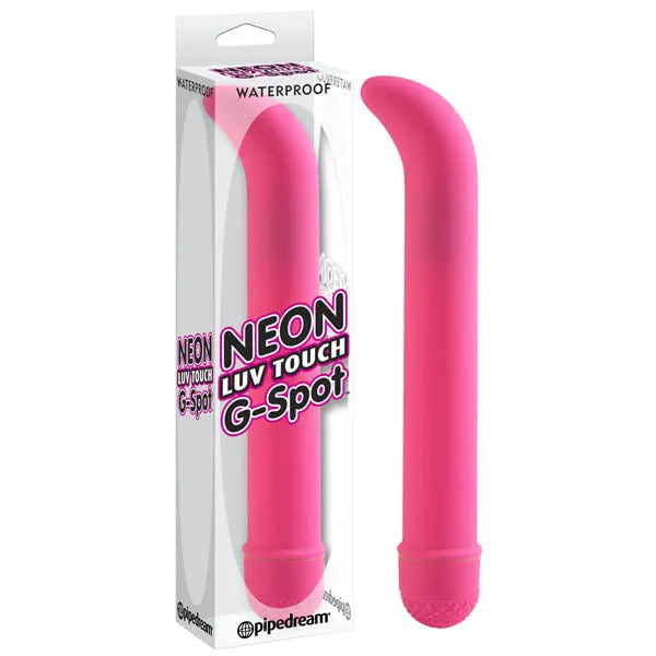 Vibrators PIPEDREAM PRODUCTS INC Neon Luv Touch Gspot Pink 1775 cm 7 Vibrator