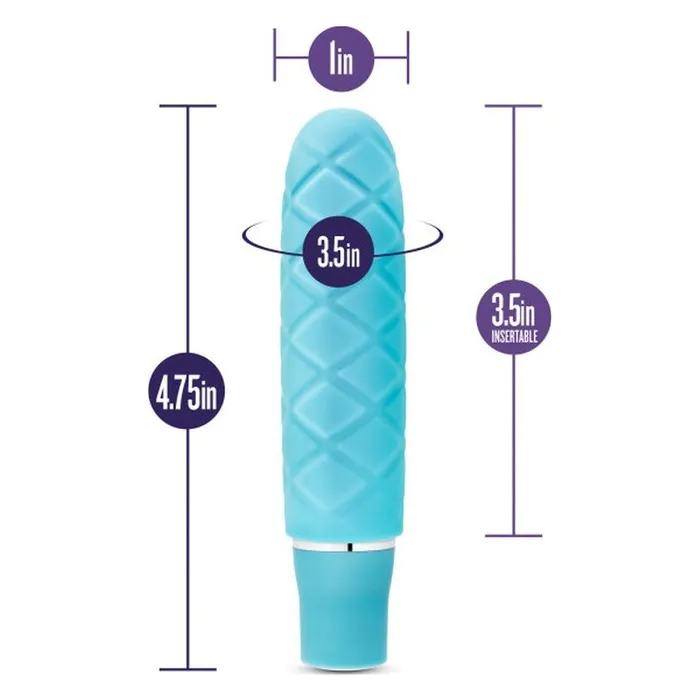 Luxe Cozi Mini Vibrator 475 Aqua Luxe Female Sex Toys
