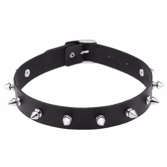 Vibrators CHASTITY CAGE CO Spiked Sissy Choker