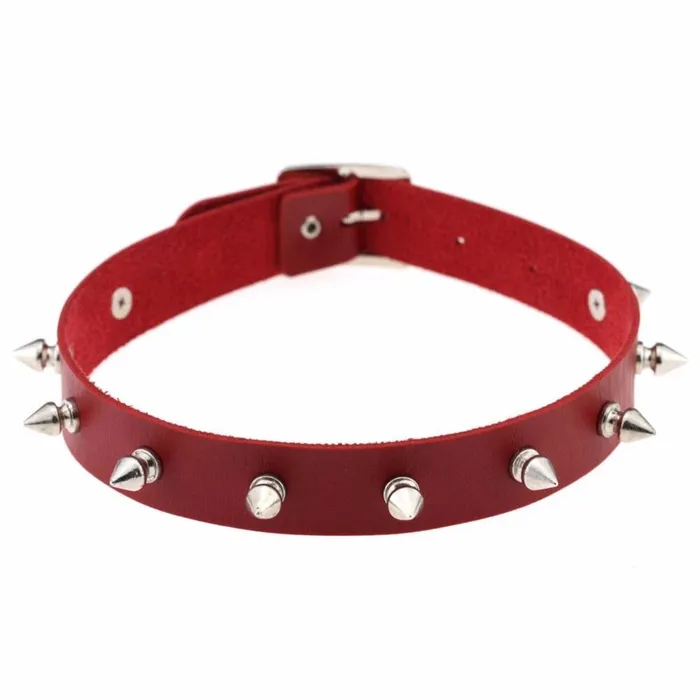Vibrators CHASTITY CAGE CO Spiked Sissy Choker