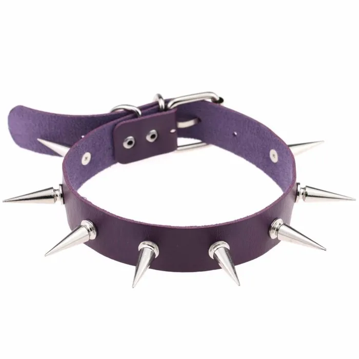 Vibrators CHASTITY CAGE CO Spiked Sissy Choker