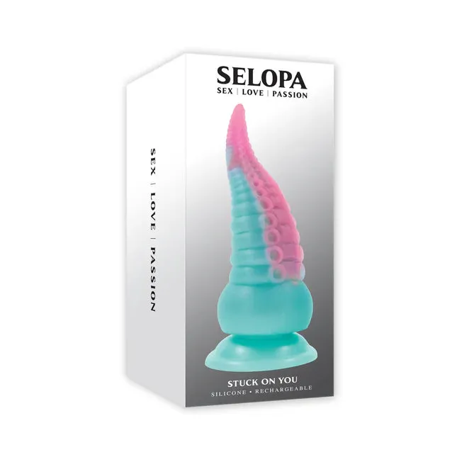 Stuck On You Vibrating Silicone Tentacle Dildo Selopa Female Sex Toys