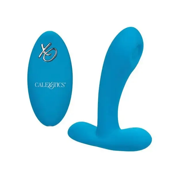 Anal CalExotics Silicone Pulsing Pleaser Wremote Blue