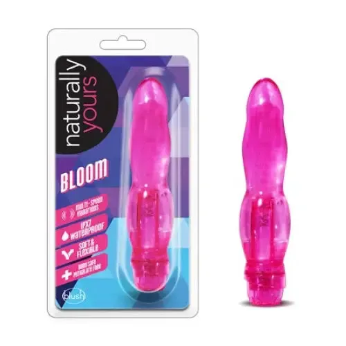 Blush Naturally Yours Bloom Slimline Vibrator Pink Blush Vibrators