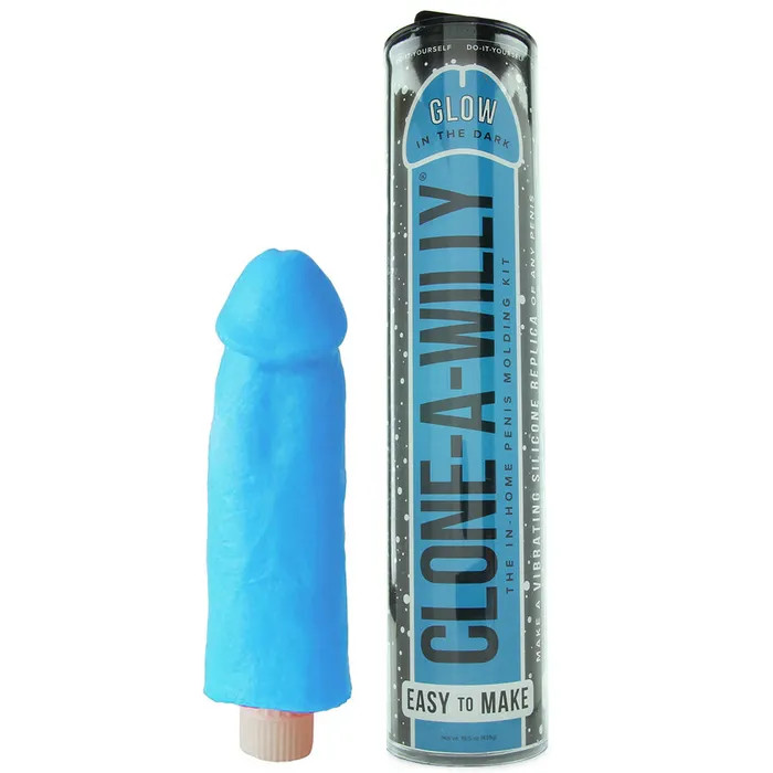 Dildos CloneAWilly Glow in the Dark in Blue Empire Labs