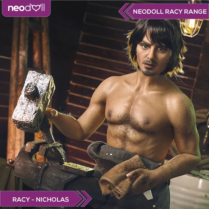 Irontech Doll Male Sex Toys Neodoll Racy Nicholas Male Realistic Sex Doll 162cm Tan