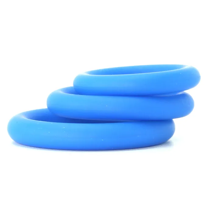 Nasstoys Dildos Ram Silicone Cock Rings 1 in Blue