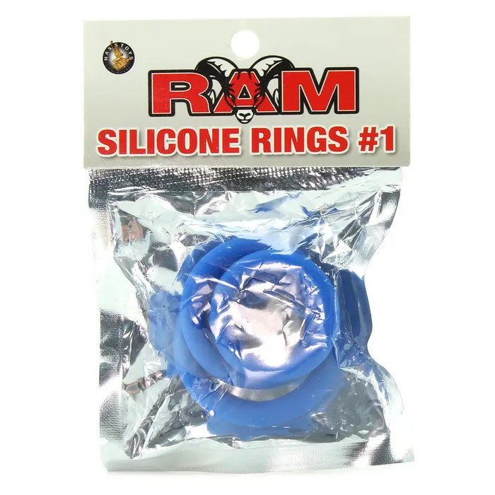 Nasstoys Dildos Ram Silicone Cock Rings 1 in Blue