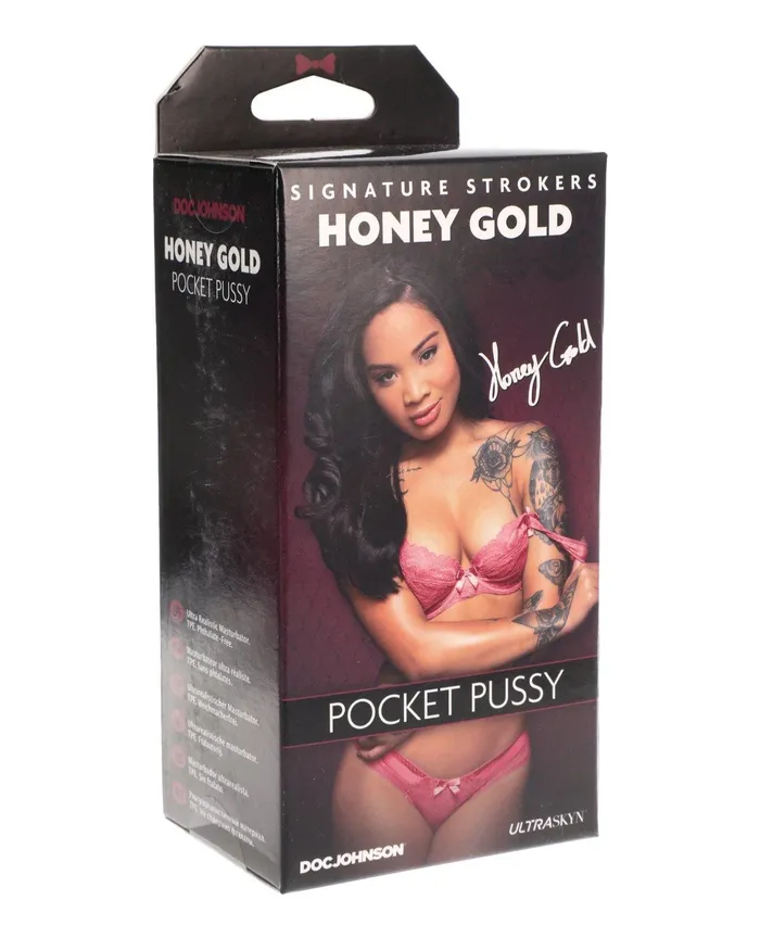 Doc Johnson Male Sex Toys Signature Strokers Ultraskyn Pocket Pussy