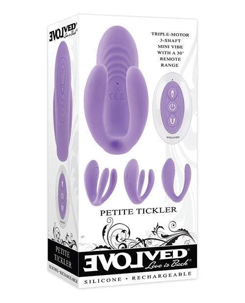Evolved Petite Tickler Mini Vibe Wremote Purple Evolved Novelties INC Vibrators Evolved Petite Tickler Mini Vibe Wremote Purple Evolved Novelties INC Vibrators