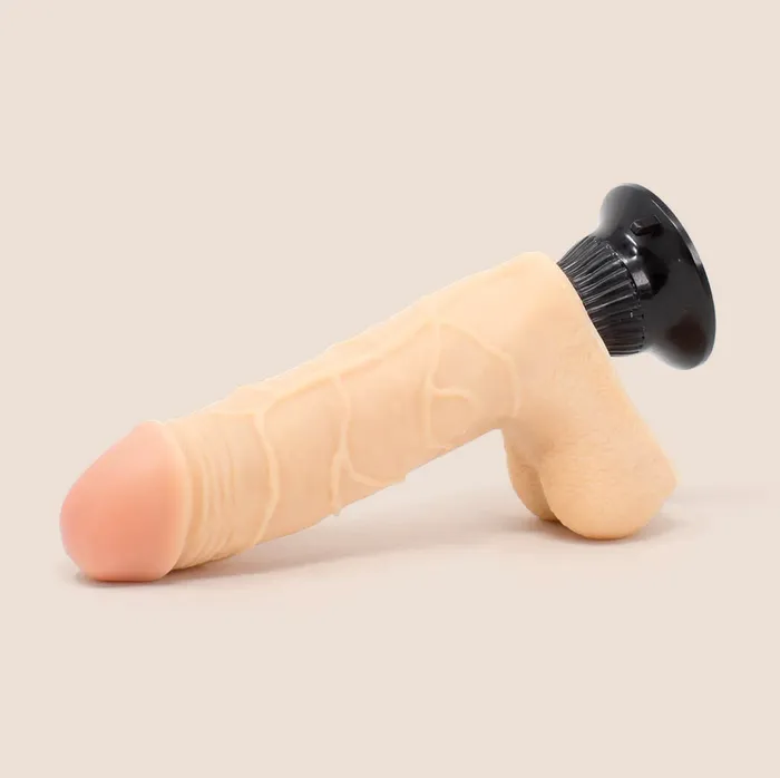 Pipedream Products Real Feel Deluxe No 4 75 vibrating dildo with suction cup base Female Sex Toys