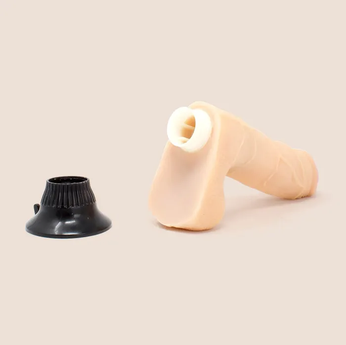 Pipedream Products Real Feel Deluxe No 4 75 vibrating dildo with suction cup base Female Sex Toys