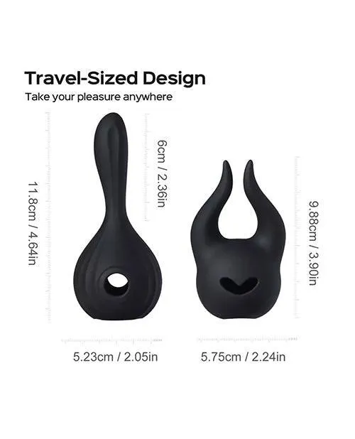 Vibrators NO ETA Horns Pomi Wand Attachments Bundle Black Uc Global Trade INChoney Play B