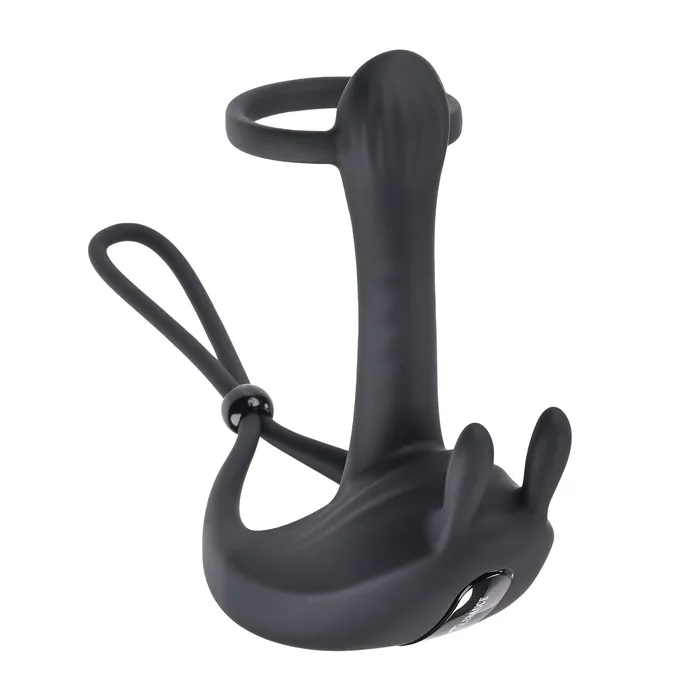 Zero Tolerance Male Sex Toys Zero Tolerance Saddle Up Vibrating Penis Ring Black