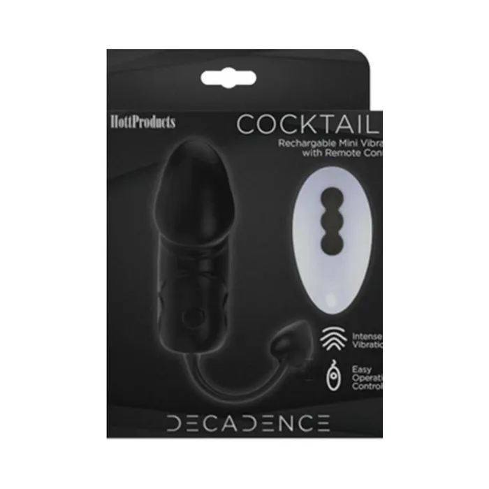 Decadence Cocktailz Vibrating Penis Shape Egg With Warming Element Remote Control Black Hott Products Unlimited Female Sex Toys Decadence Cocktailz Vibrating Penis Shape Egg With Warming Element Remote Control Black Hott Products Unlimited Female Sex Toys