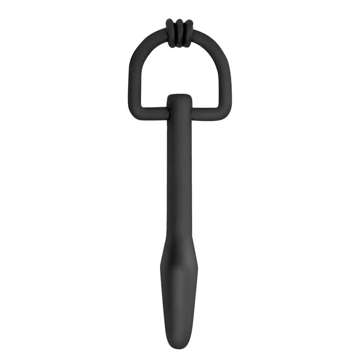 Male Sex Toys Silicone CumThru DRing Penis Plug Master Series