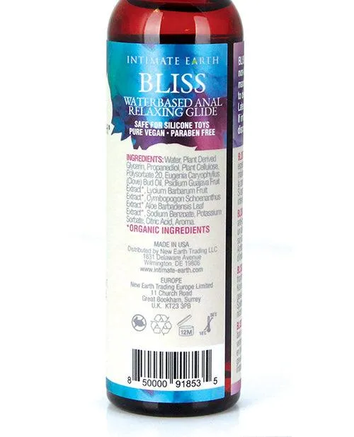 New Earth Trading LLC Anal Intimate Earth Bliss Anal Relaxing Waterbased Glide 120 Ml or 240 Ml