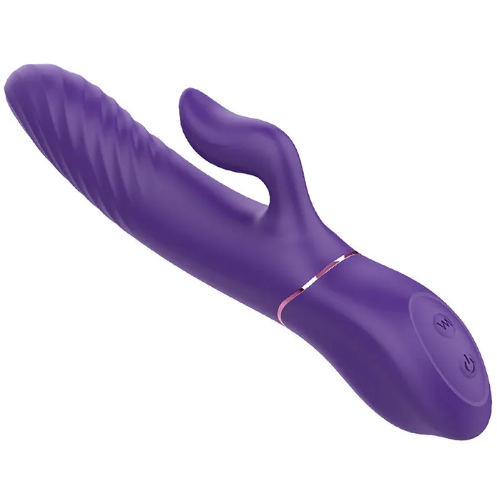 YoYoLemon Vibrators YoYoLemon Smart Heating Rabbit Vibrator for Women with 9 Thrusting for Vagina G Spot and Clitoral Adult Sex Toys Purple