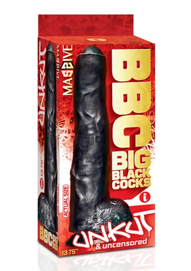 BBCs Dildos BBC Big Black Cocks Unkut and Uncensored Dong with Balls