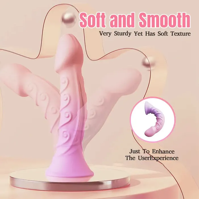 Female Sex Toys Fantasy Silicone Suction Cup Vibrating Dildo Inyarose