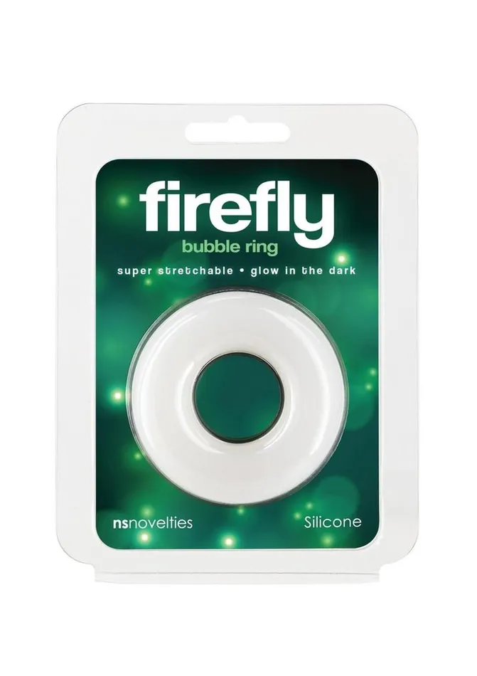 Firefly Male Sex Toys Firefly Bubble Ring Glow In The Dark Cock Ring