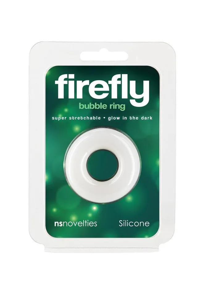 Firefly Male Sex Toys Firefly Bubble Ring Glow In The Dark Cock Ring