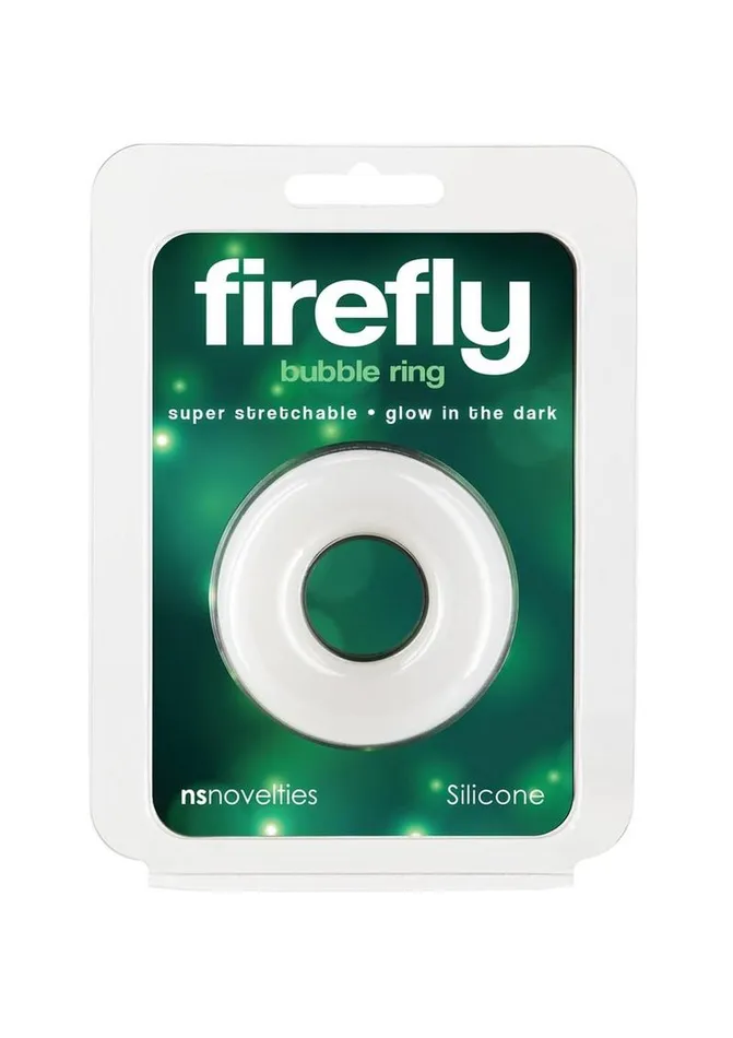 Firefly Male Sex Toys Firefly Bubble Ring Glow In The Dark Cock Ring