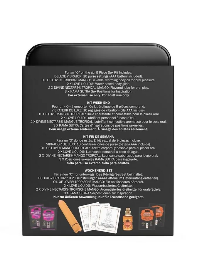 Gift Sets and Travel Kits Vibrators Kama Sutra Weekender Vibe Kit Tropical Mango