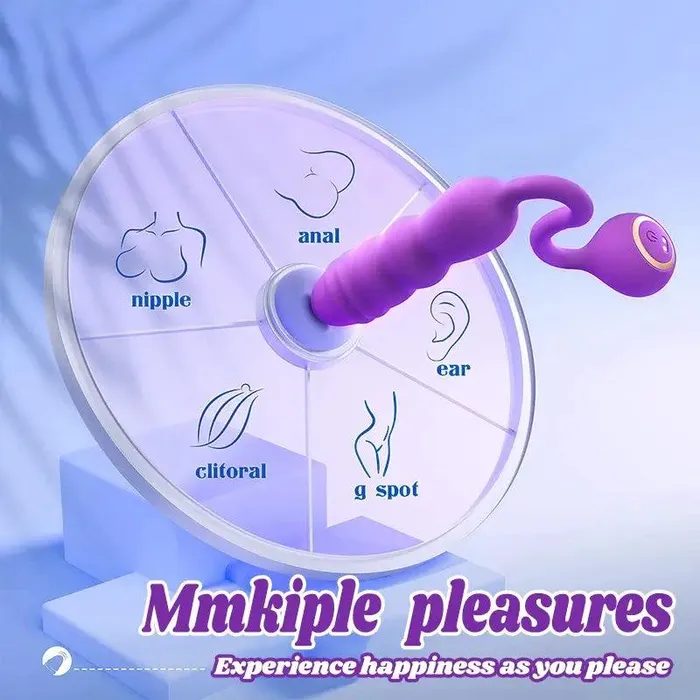 Inyarose Female Sex Toys 3in1 G Point Vibrating Telescopic Vibrator