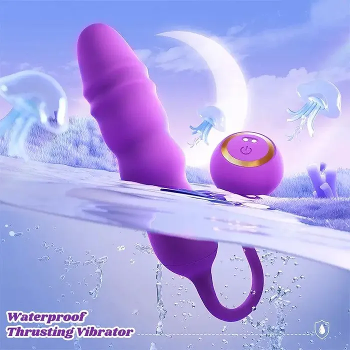 Inyarose Female Sex Toys 3in1 G Point Vibrating Telescopic Vibrator