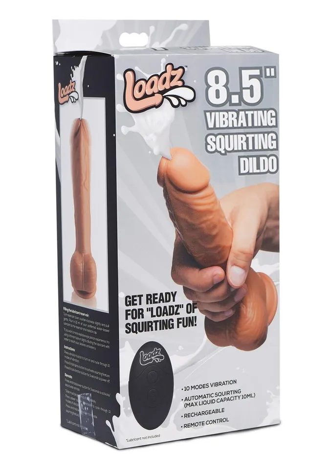 Loadz Vibrating Squirting Dildo with Remote Control Loadz Female Sex Toys
