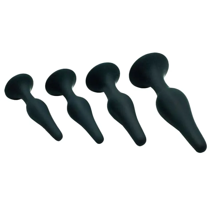 Love Plugs Female Sex Toys 4 Piece Plugging Silicone Trainer Set