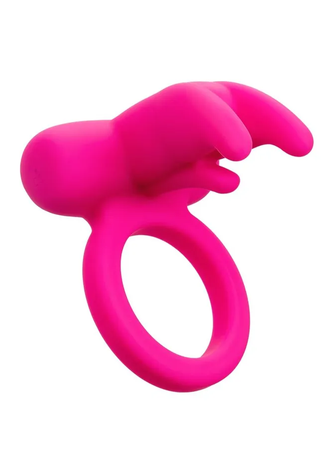 Male Sex Toys Couples Enhancers Calexotics Silicone Rechargeable Triple Clit Flicker Cock Ring