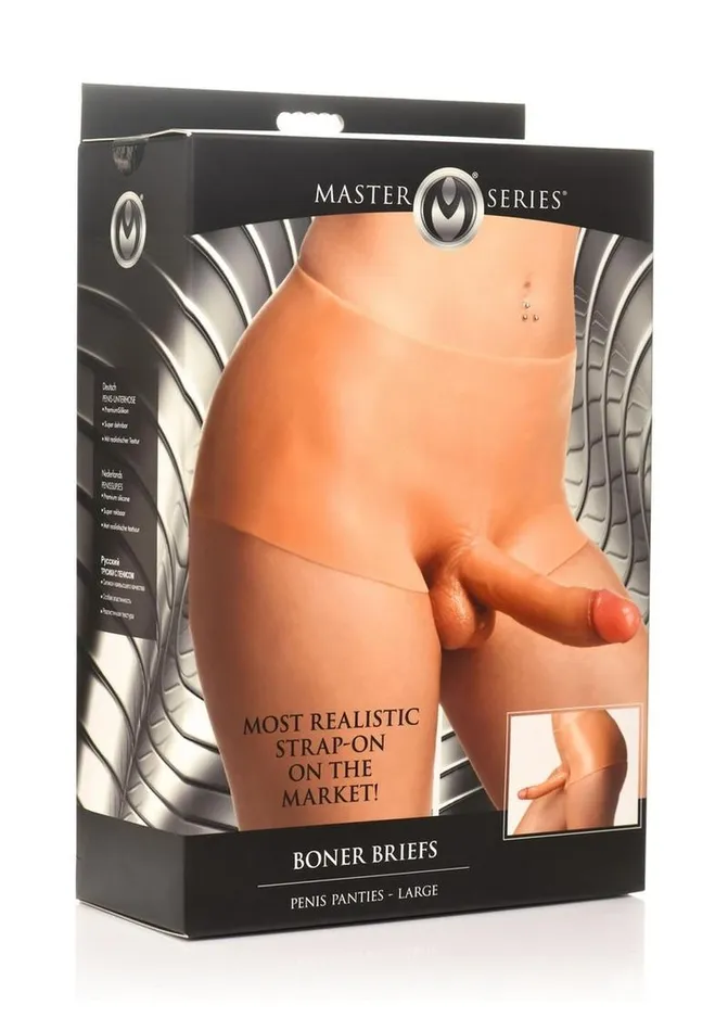 Master Series Male Sex Toys Ms Boner Brief Penis Panties Lg Light