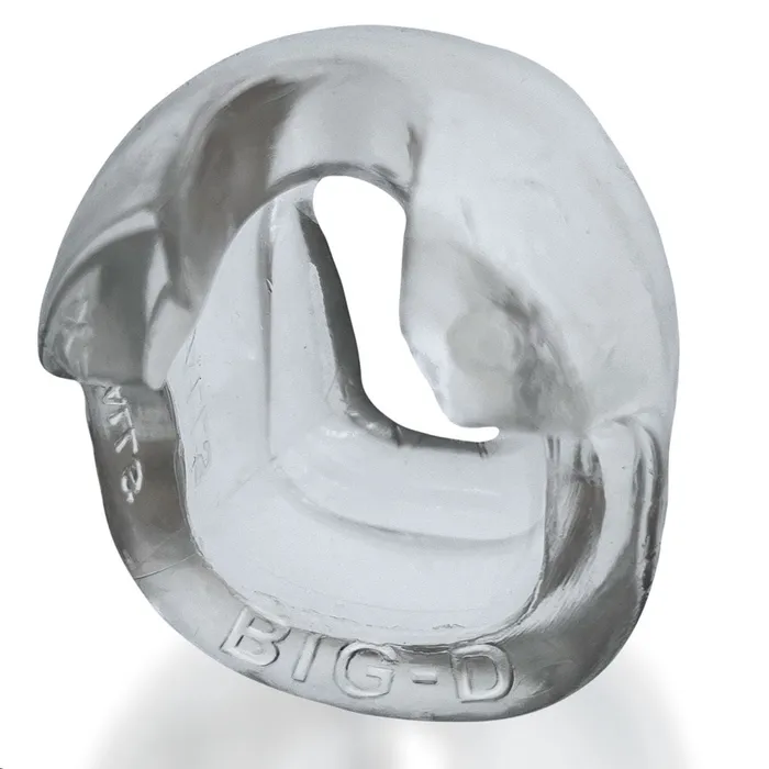Oxballs Male Sex Toys Oxballs Big D Shaft Grip Cock Ring Clear