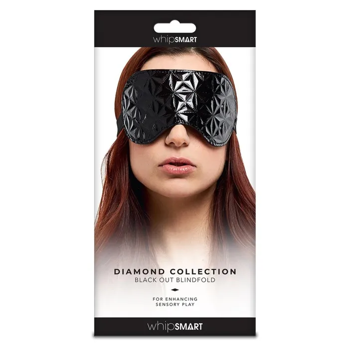 Whipsmart Diamond Collection Black Out Blindfold Black Whipsmart Anal