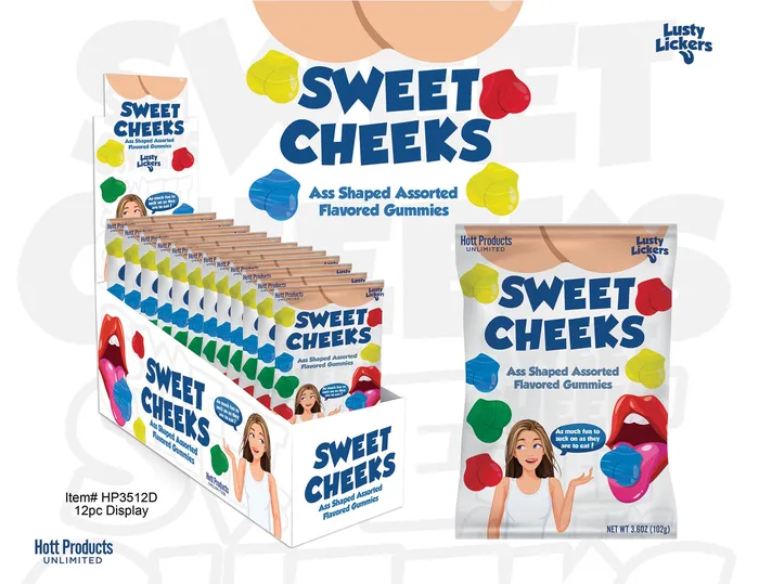 Anal Hott Products Sweet Cheeks Gummies Ass Shaped Gummies Assorted Flavors Anal Hott Products Sweet Cheeks Gummies Ass Shaped Gummies Assorted Flavors