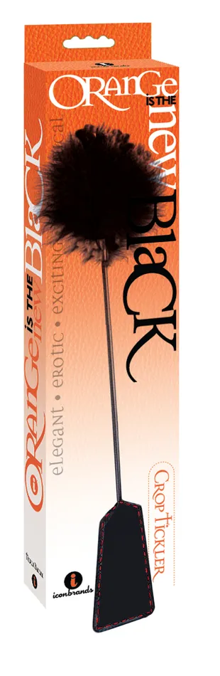 Anal Icon Brands Orange Is the New Black Riding Crop and Tickler Anal Icon Brands Orange Is the New Black Riding Crop and Tickler