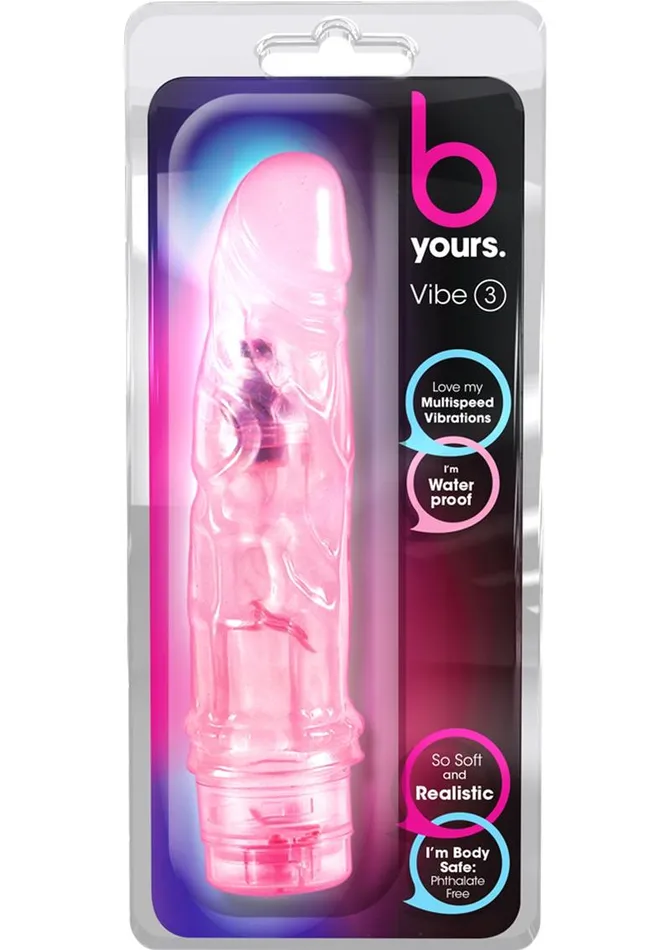 B Yours Vibrators B Yours Vibe 3 Vibrating Dildo