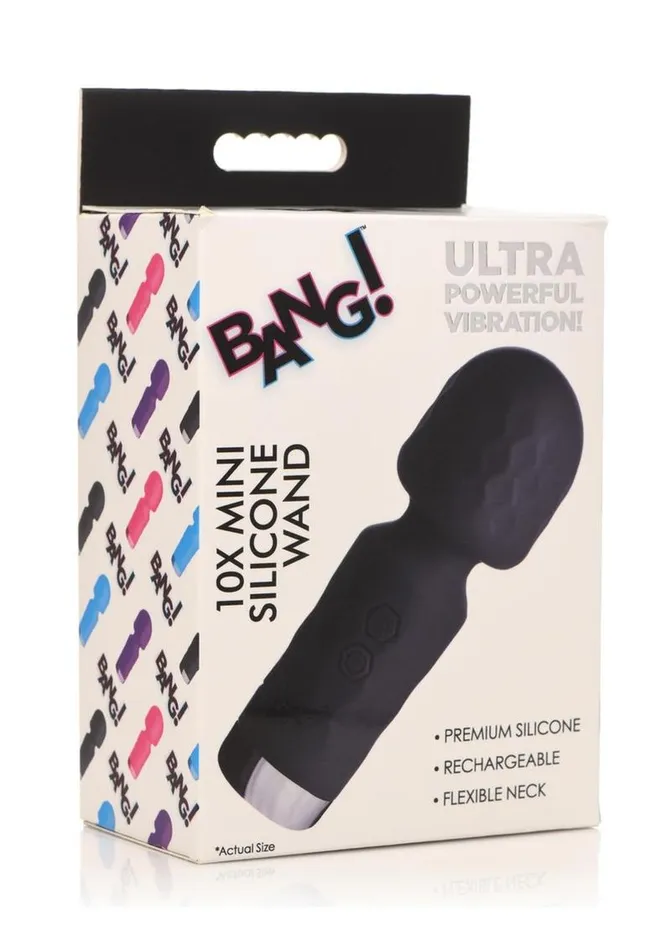Bang 10x Mini Silicone Rechargeable Wand BANG Female Sex Toys