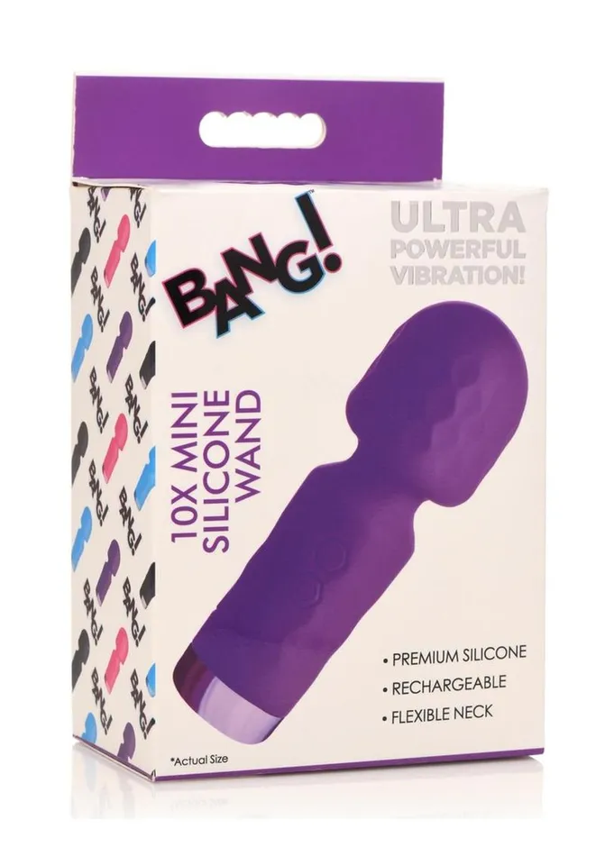 Bang 10x Mini Silicone Rechargeable Wand BANG Female Sex Toys