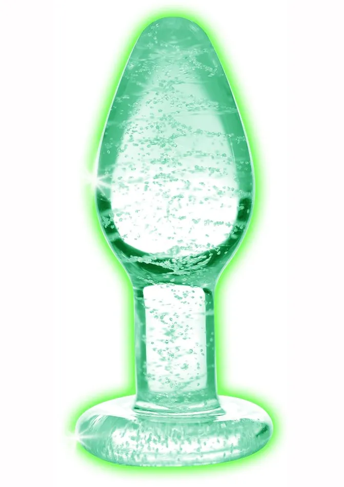 Booty Sparks Anal Booty Sparks Glow In The Dark Glass Anal Plug