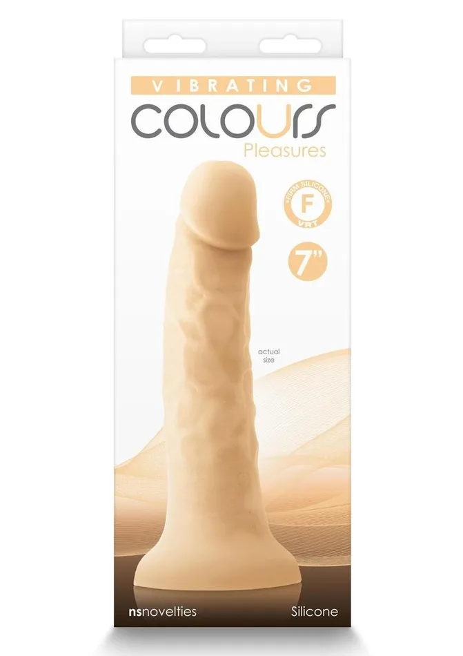 Colours Pleasures Silicone Vibrating Dildo Colours Female Sex Toys