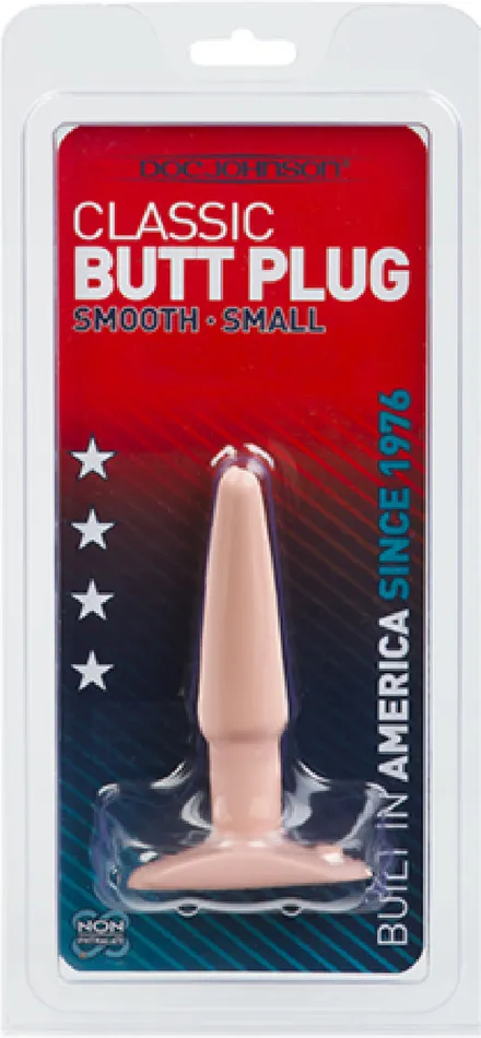 Doc Johnson Anal Butt Plug Smooth Small Flesh