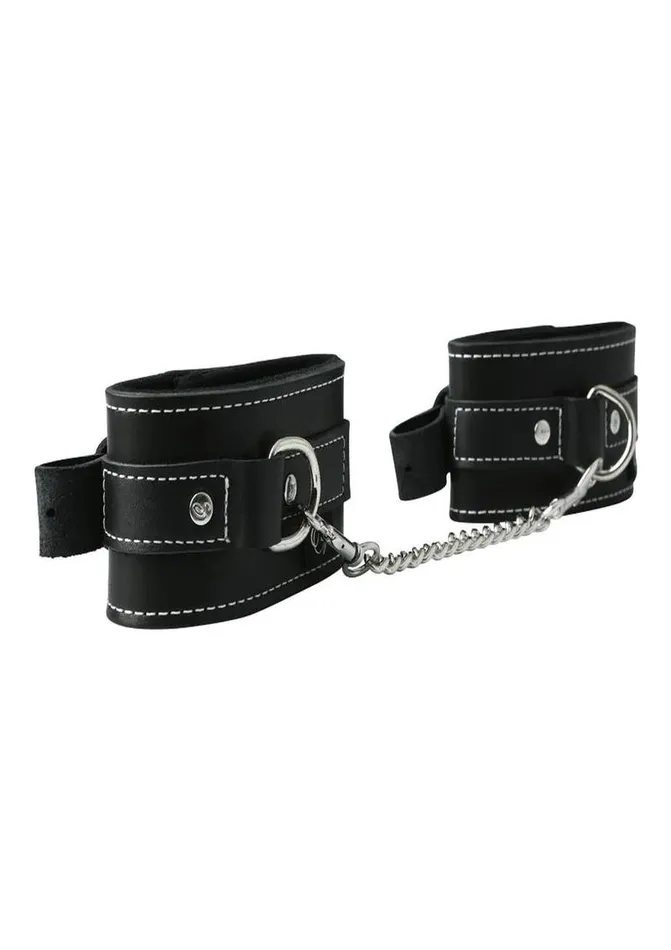 Edge Leather Adjustable Ankle Restraints Edge Male Sex Toys Edge Leather Adjustable Ankle Restraints Edge Male Sex Toys