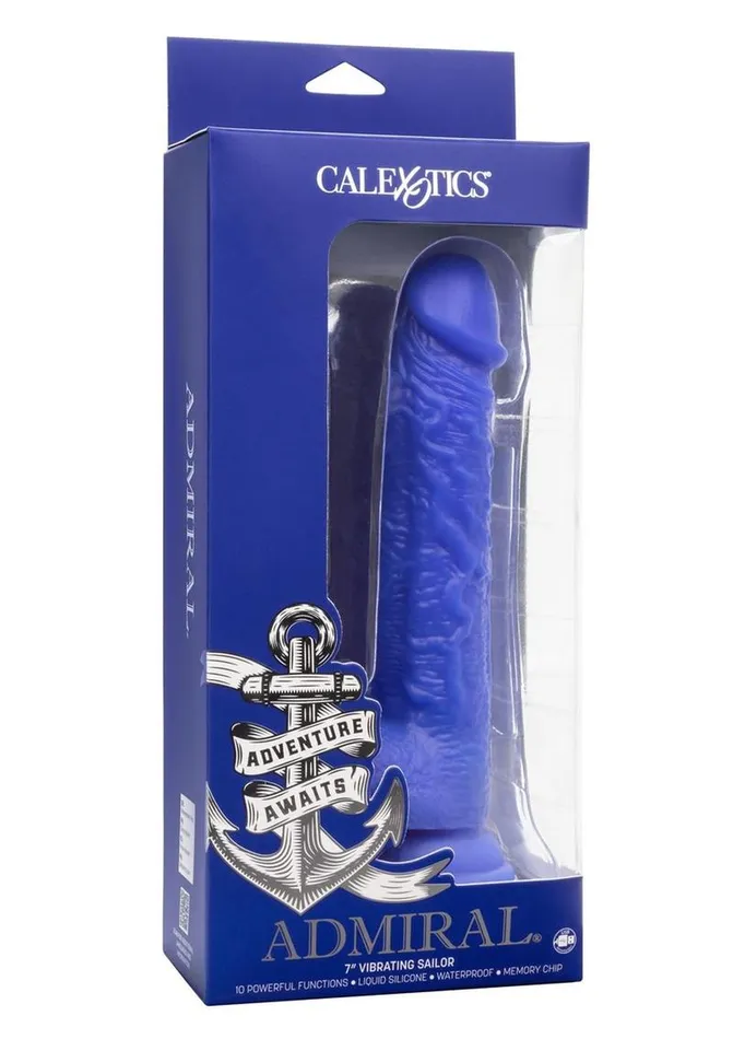 Female Sex Toys Admiral Admiral Vibrating Sailor Rechargeable Silicone Dildo