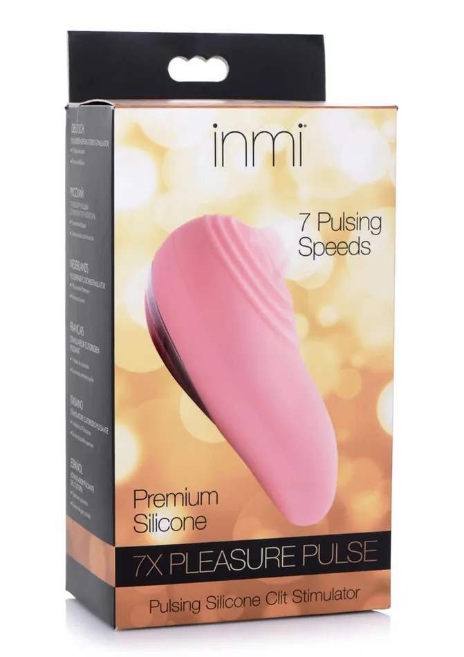 Inmi Female Sex Toys Inmi 7x Pleasure Pulse Pulsing Silicone Rechargeable Clitoral Stimulator