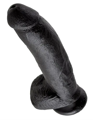 King Cock 9Inch Cock With Balls Black Pipedream Dildos King Cock 9Inch Cock With Balls Black Pipedream Dildos
