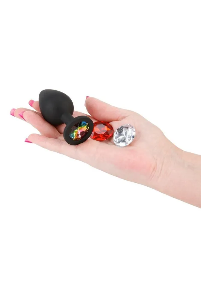 Male Sex Toys Glams Glams Xchange Round Silicone Anal Plug
