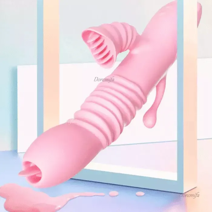 Male Sex Toys Tongue Licking Retractable Anal Stimulation Female Masturbator SIMU PARADISE